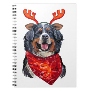Weihnachtsberger Hund Notizblock