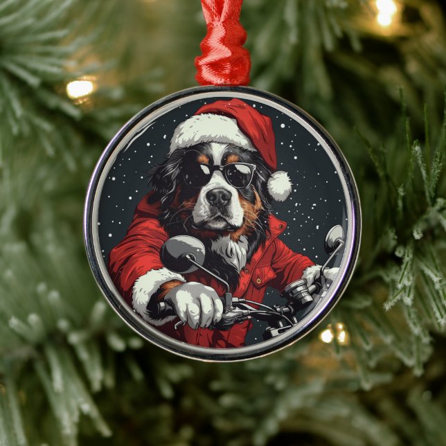 Weihnachtsberger Hund Ornament Aus Metall (Baum)