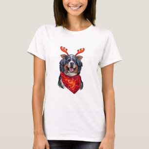 Weihnachtsberger Hund T-Shirt