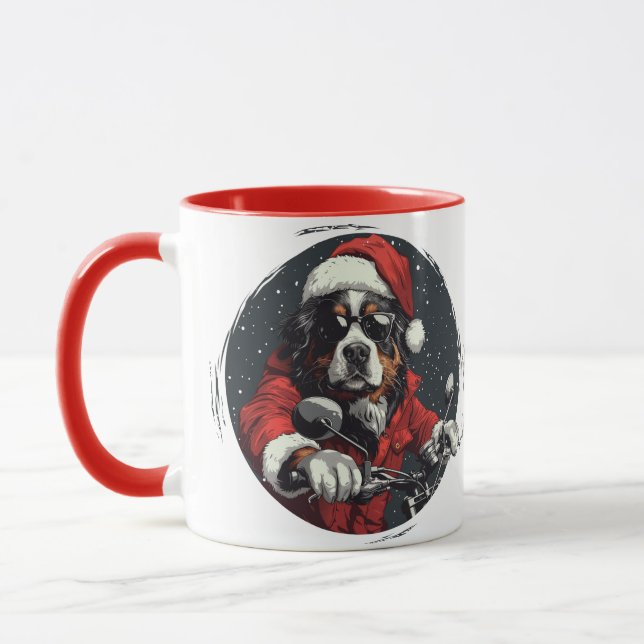 Weihnachtsberger Hund Tasse (Links)