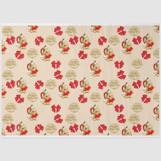 Weihnachtsberries Design Serie 11 Seidenpapier (Vorderseite)