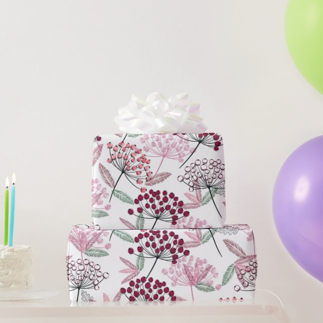 Weihnachtsberries Folies Land Kunst Geschenkpapier (Partygeschenke)