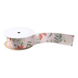 Weihnachtsberries poinsettia pastel pattern satinband