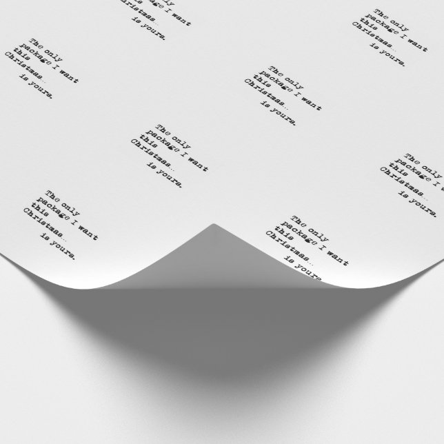 Weihnachtsbestverkauf DES EINZIGEN PAKETS I WOLL Geschenkpapier (Ecke)