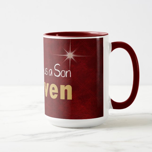 Weihnachtsbibel Inspiration Tasse (Rechts)