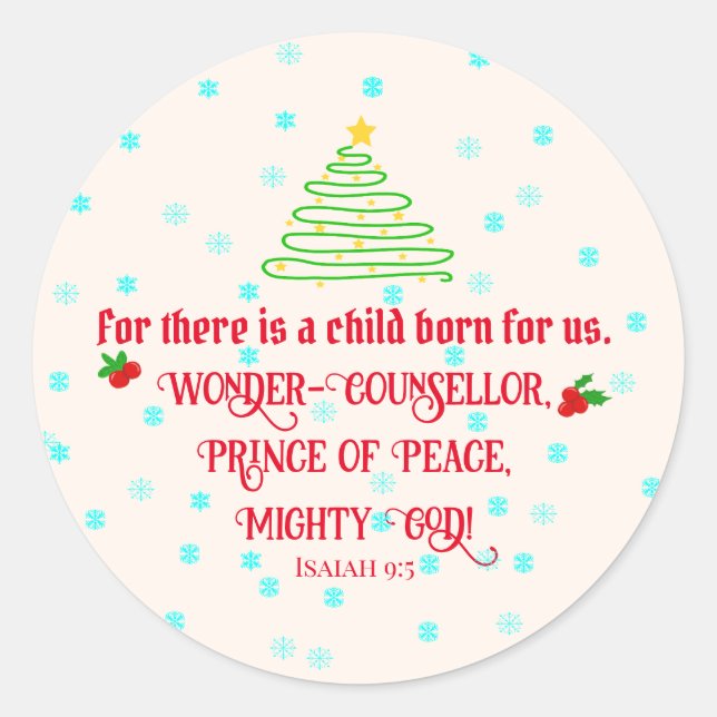 Weihnachtsbibel liest T - Shirt Runder Aufkleber (Vorderseite)