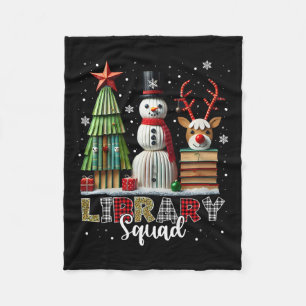 Weihnachtsbibliotheken Weihnachtsbaum Snowman Rein Fleecedecke