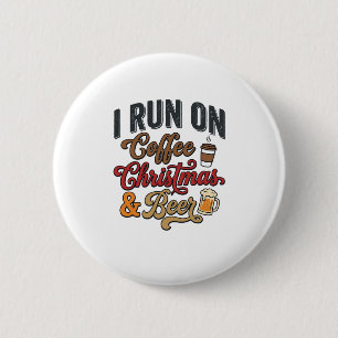 Weihnachtsbier-Feier-Abend-Design Button