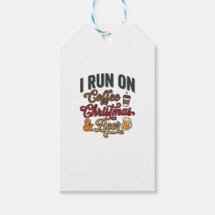 Weihnachtsbier-Feier-Abend-Design Geschenkanhänger