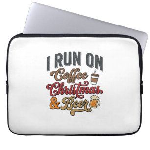 Weihnachtsbier-Feier-Abend-Design Laptopschutzhülle