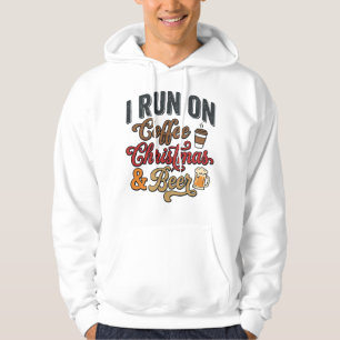 Weihnachtsbier-Feiertags-Kaffeetrink-Design Hoodie