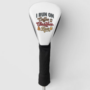 Weihnachtsbier-Feiertags-Trinkdesign für Kaffee Golf Headcover