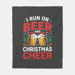 Weihnachtsbier Freuden Festtags Trinken Fleecedecke