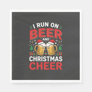 Weihnachtsbier Freuden Festtags Trinken Serviette