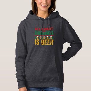 Weihnachtsbier Lustiges Weihnachtsgetränkedesign Hoodie
