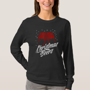 Weihnachtsbiere trinken Pun Xmas Feriensaison T-Shirt