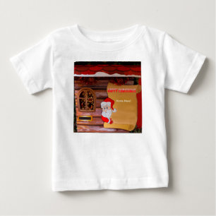 Weihnachtsbild für Baby-Jersey-T - Shirt