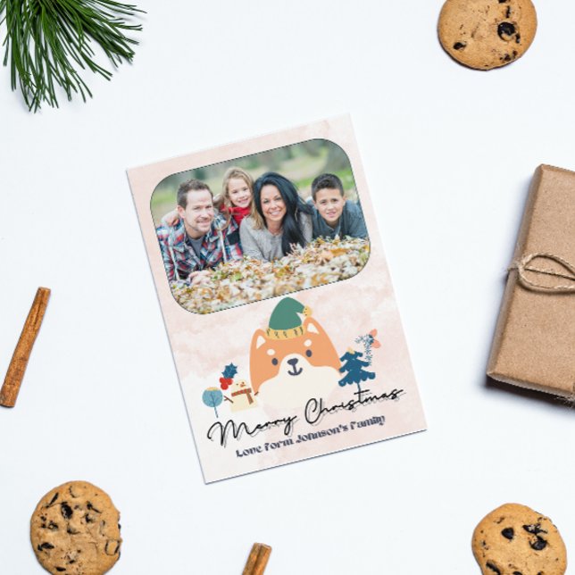 Weihnachtsbild für Feiertage Postkarte (Von Creator hochgeladen)