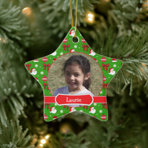 Weihnachtsbilder Kinderstar Foto Ornament
