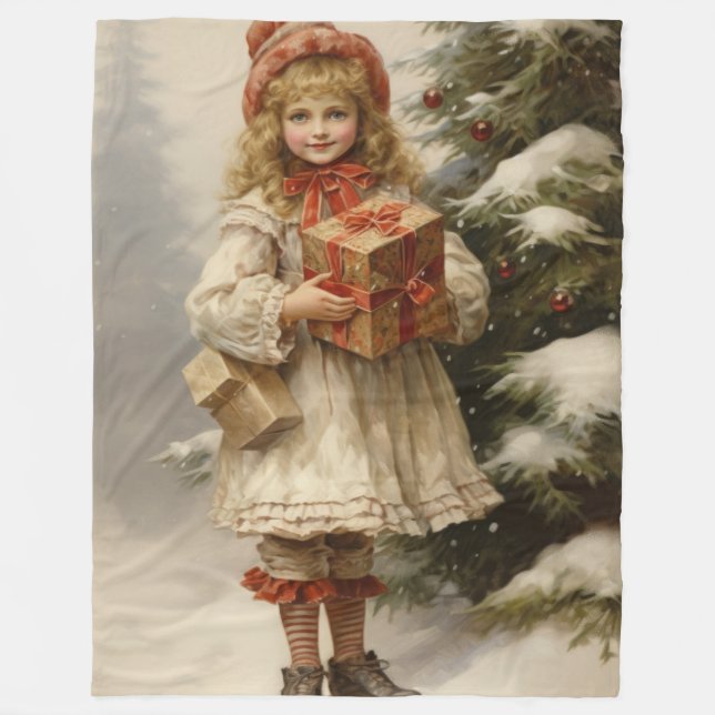 Weihnachtsblanket Fleecedecke (Vorderseite)