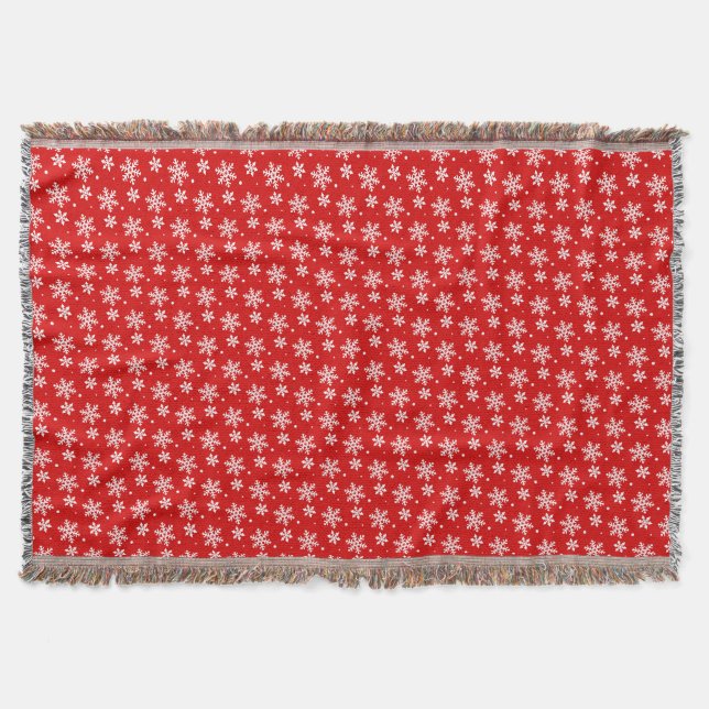 Weihnachtsblanket Holiday Snowflake Donnerschlag D Decke (Vorderseite)