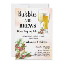 Weihnachtsblase & Brews Paare Dusche