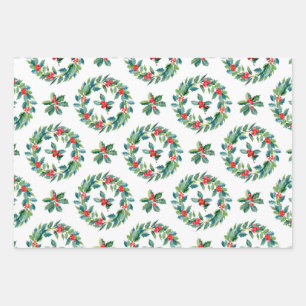 Weihnachtsblatt Geschenkpapier Set