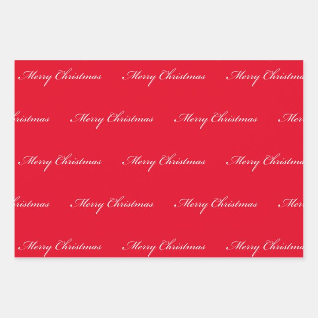 Weihnachtsblatt Geschenkpapier Set (Vorderseite)