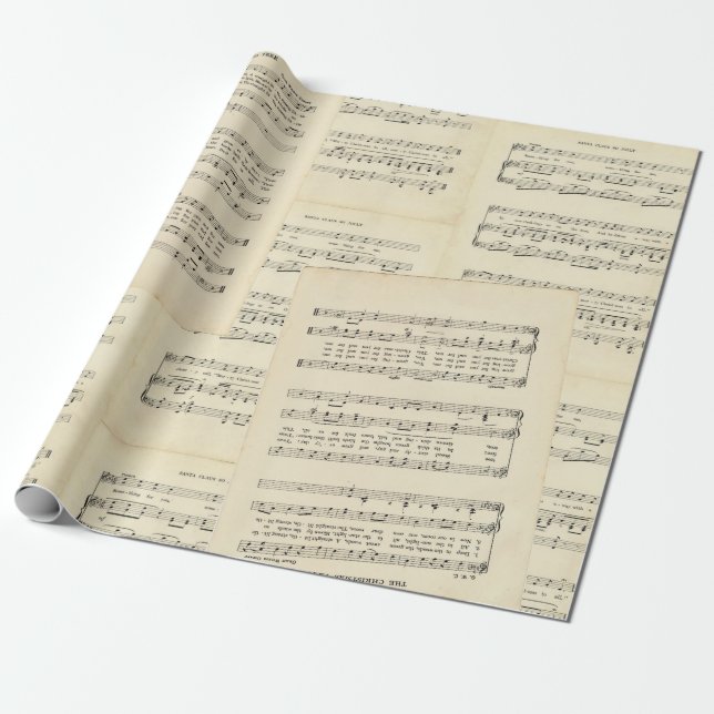 Weihnachtsblatt-Umschlagpapier Geschenkpapier (Ungerollt)