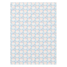 Weihnachtsblau an der Küste Tischdecke