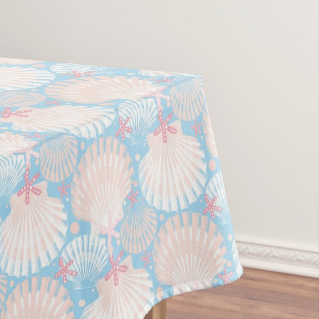 Weihnachtsblau an der Küste   Tischdecke (Beispiel)