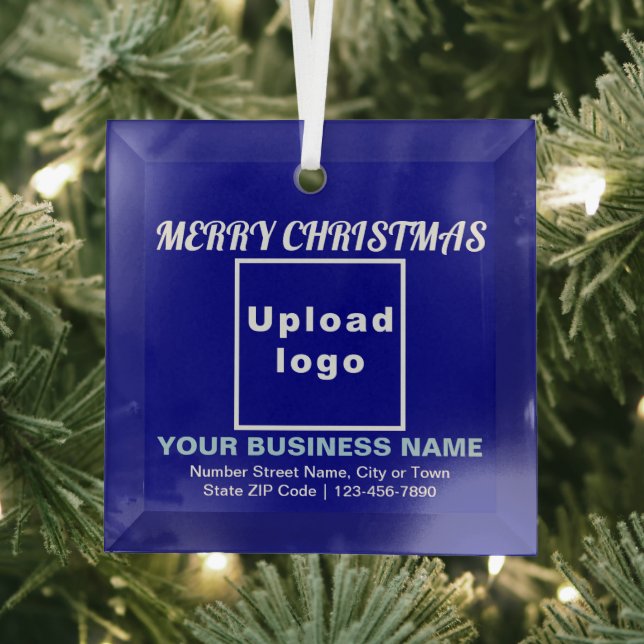 Weihnachtsblauer Himmelsschmuck Ornament Aus Glas (Insitu)