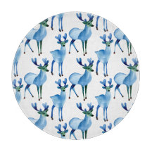Weihnachtsblaues Rentier