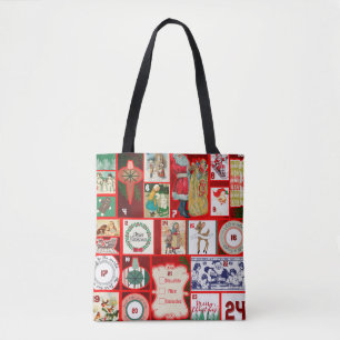 Weihnachtsblock Advent-Illustration Quadratische K