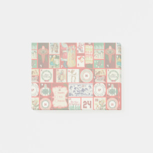 Weihnachtsblock Advent Illustration Quadratische K Post-it Klebezettel