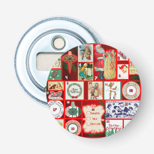 Weihnachtsblock-Illustrationsplätze Flaschenöffner