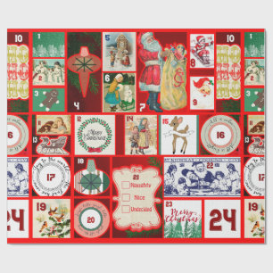 Weihnachtsblock-Illustrationsplätze Geschenkpapier