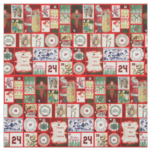 Weihnachtsblock-Illustrationsplätze Stoff