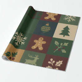 Weihnachtsblock Weihnachtsverpackung Geschenkpapier