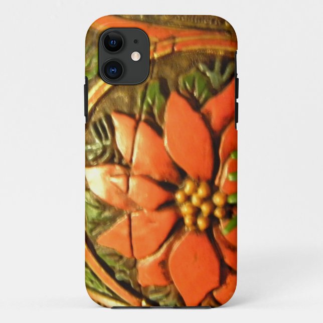 Weihnachtsblume Case-Mate iPhone Hülle (Rückseite)