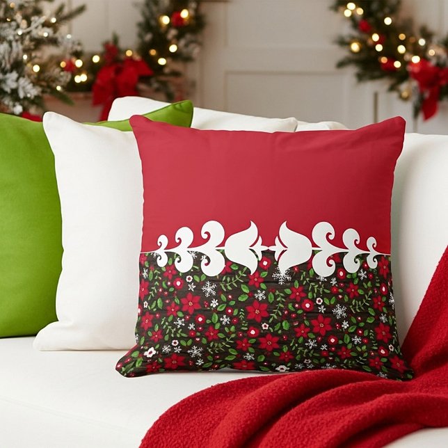 Weihnachtsblume Kissen (Von Creator hochgeladen)