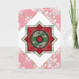 Weihnachtsblumen Karte