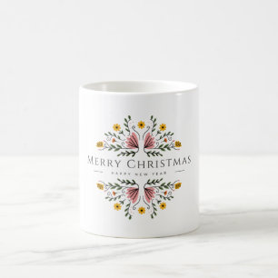 Weihnachtsblumen-Tasse Kaffeetasse