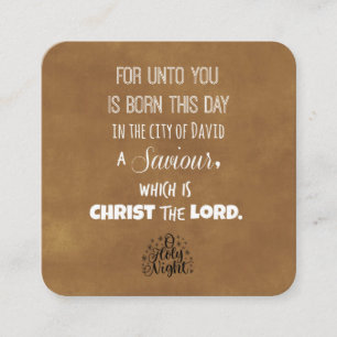 Weihnachtsblütenverse Begleitkarte