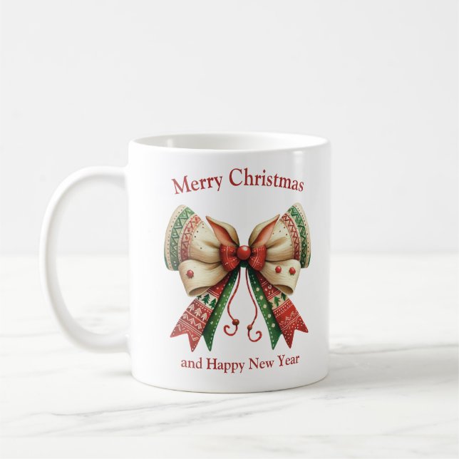 Weihnachtsbogen mit Ellenhut Kaffeetasse (Links)