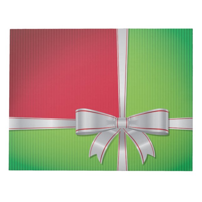 Weihnachtsbogen Notizblock (Vorderseite)