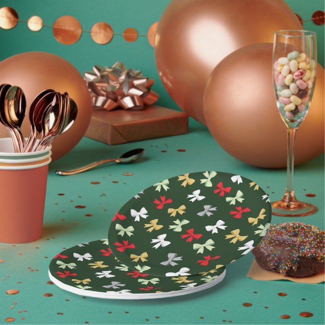 Weihnachtsbögen Pappteller (Multi)