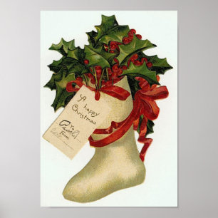 Weihnachtsboot Poster