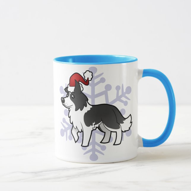 WeihnachtsBorder-Collie Tasse (Rechts)