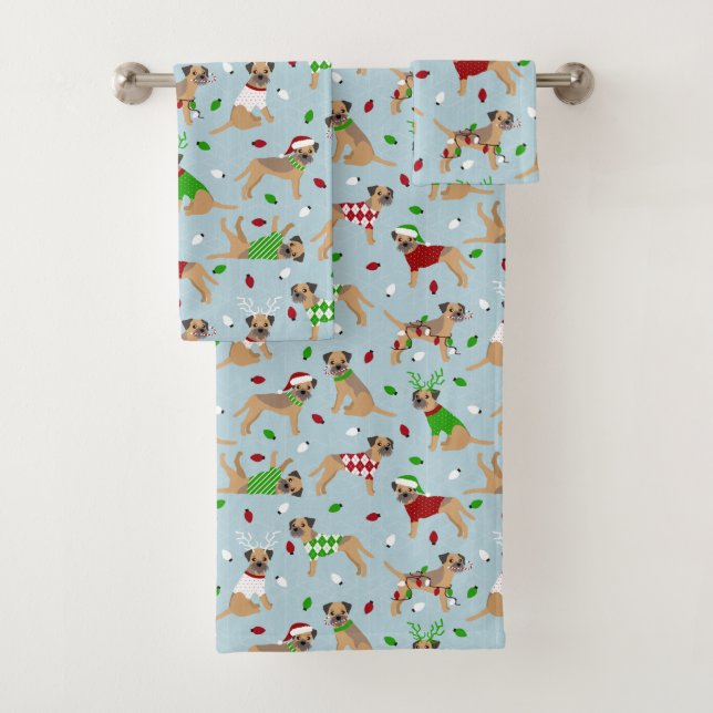 Weihnachtsbordhandtuch-Set Badhandtuch Set (Insitu)